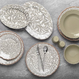 Hermia Juego de Cena de Porcelana de 29 Piezas Multicolor